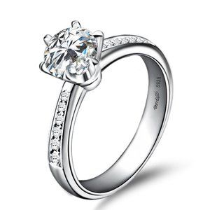 Brand New 925 Silver Ring Wedding ring Engage Ring R001